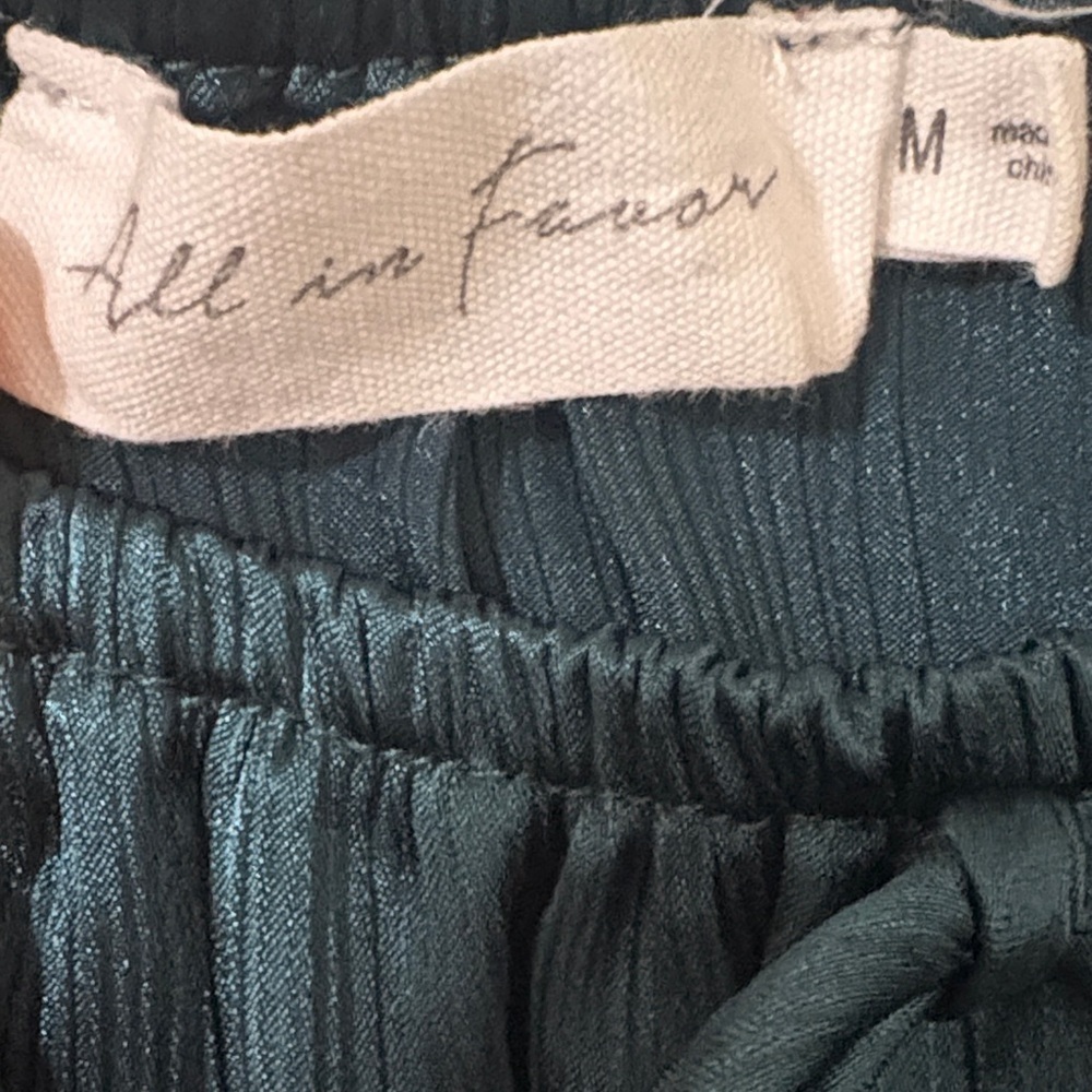 All in Favor Teal Off-Shoulder Blouse - Picture 3 of 8